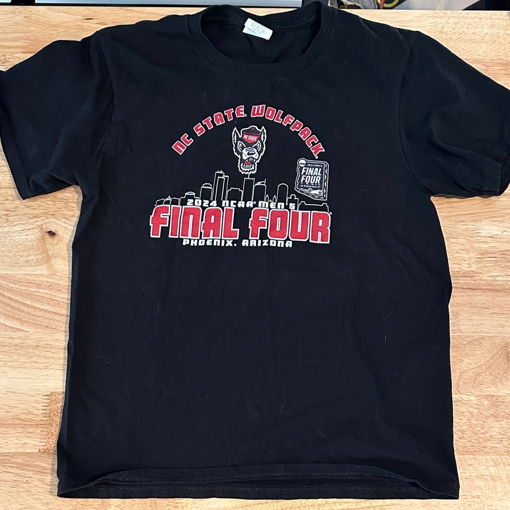 NC State Wolfpack Final Four Kids Black T-Shirt